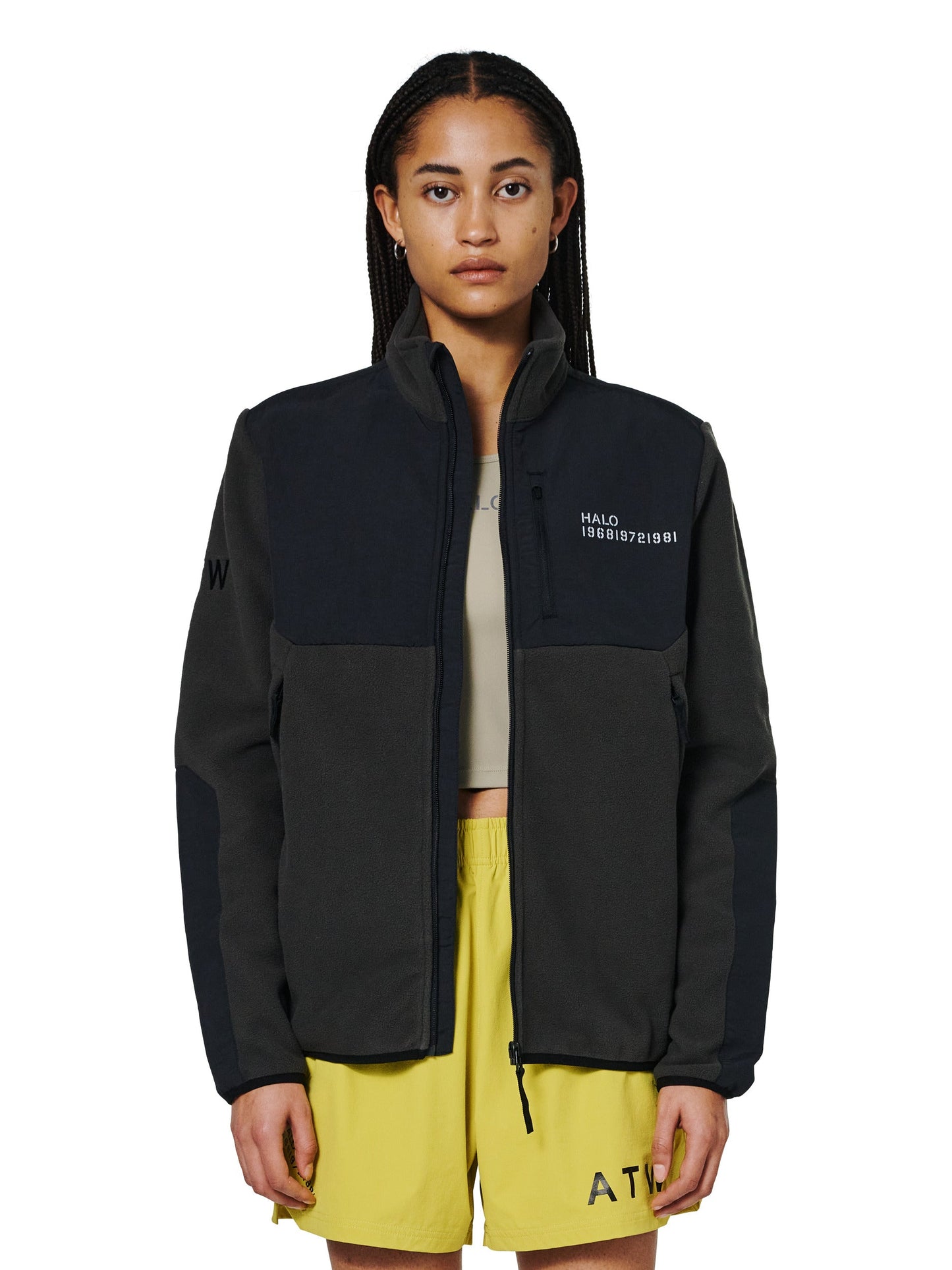 Halo - Fleece jakke - Raven - Blocked Zip Fleece