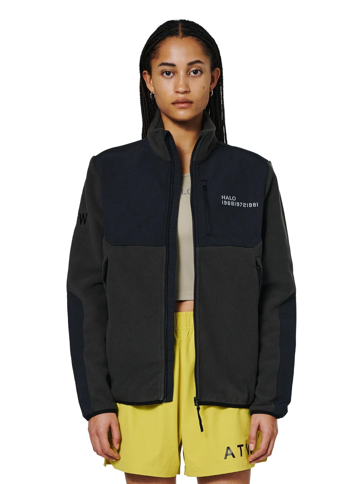 Halo - Fleece jakke - Raven - Blocked Zip Fleece