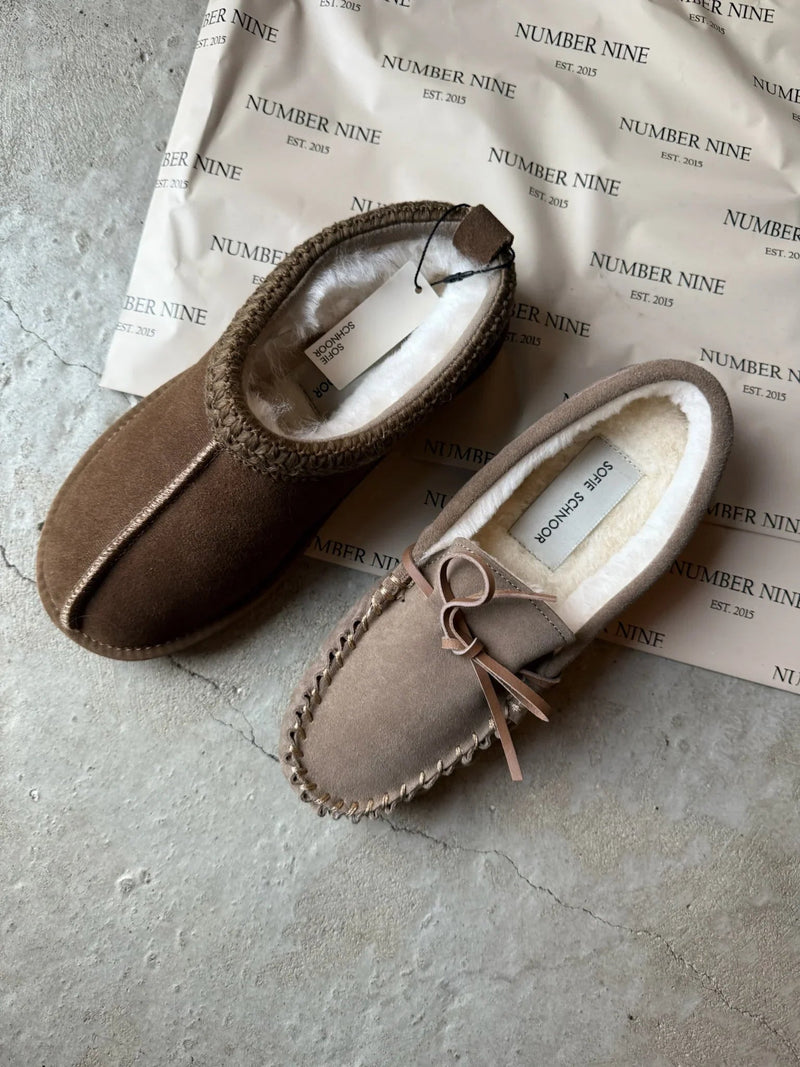 Sofie Schnoor - Slippers - Brown Fudge - Esther - Stilkompagniet.dk