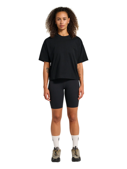 HALO - T-shirt - Black 2001 - Women Logo - Stilkompagniet.dk