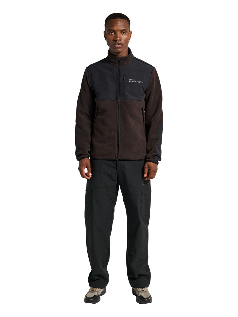 Halo - Fleece jakke -  Chocolate torte 8070 - Blocked Zip Fleece