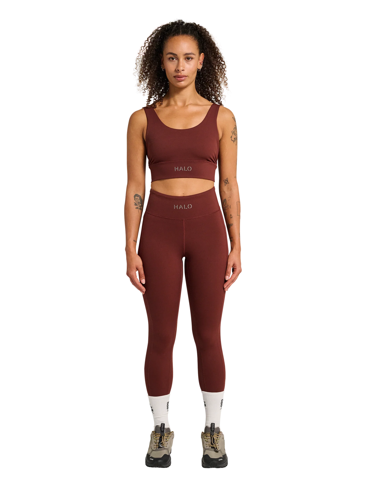 HALO - Sportsbh - Bitter Chocolate - Traning bra - Stilkompagniet.dk