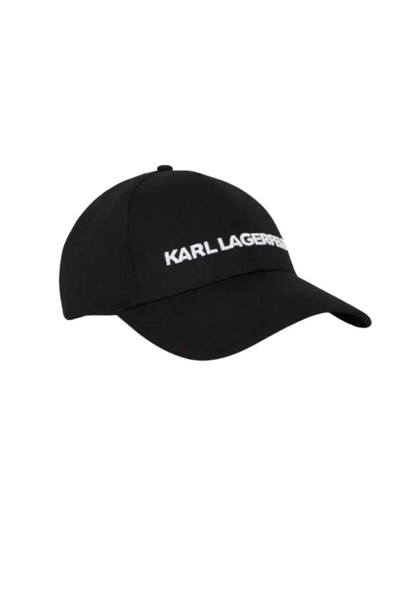 Karl Lagerfeld - Kasket - Sort - Essential cap - Stilkompagniet.dk