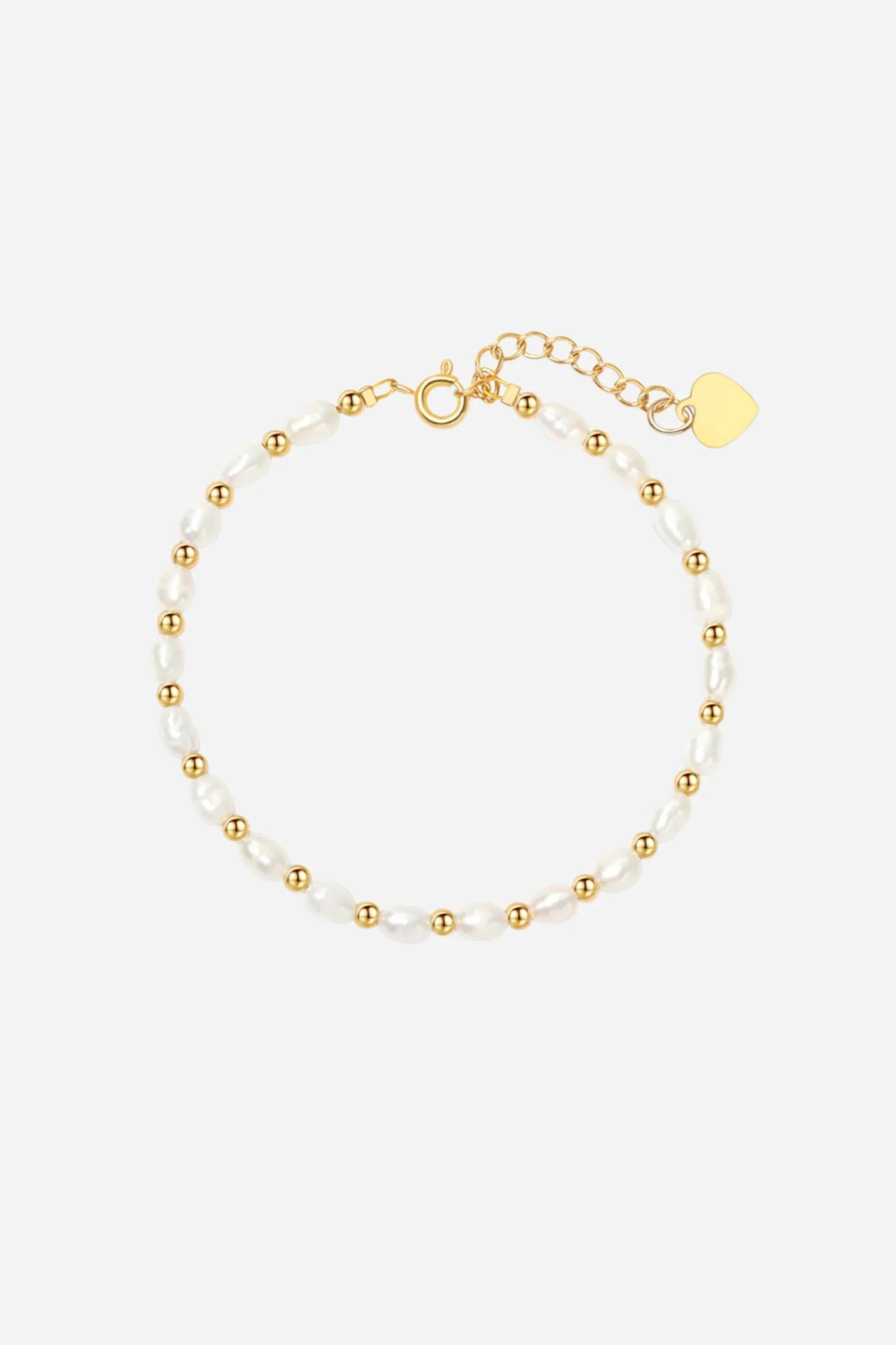 Andcopenhagen Jewelry - Armbånd - 18 karat guldbelagt messing - Early Pearly perle
