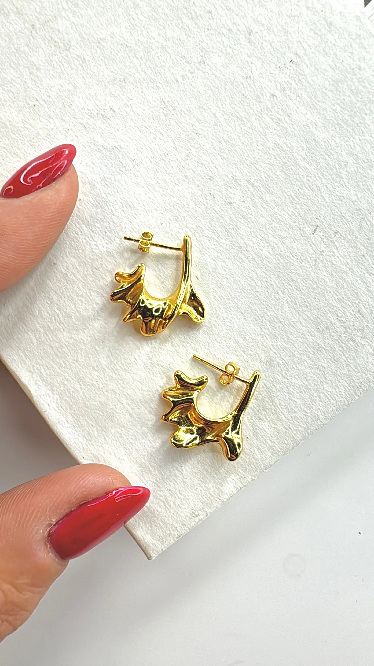 Andcopenhagen Jewelry - Øreringe - 18 karat guldbelagt 925 sterlingsølv - Pauline