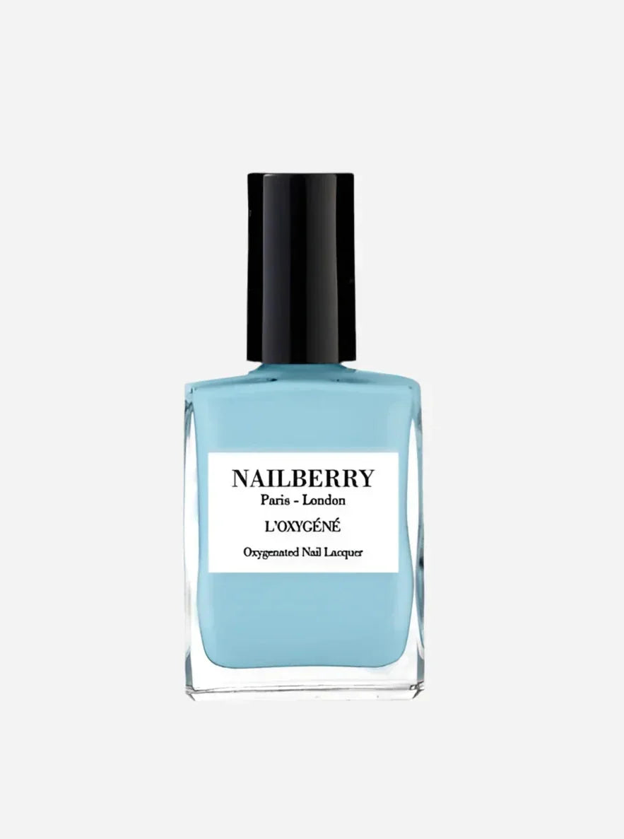 Pastel blå neglelak - Charleston - Nailberry sss - Stilkompagniet.dk