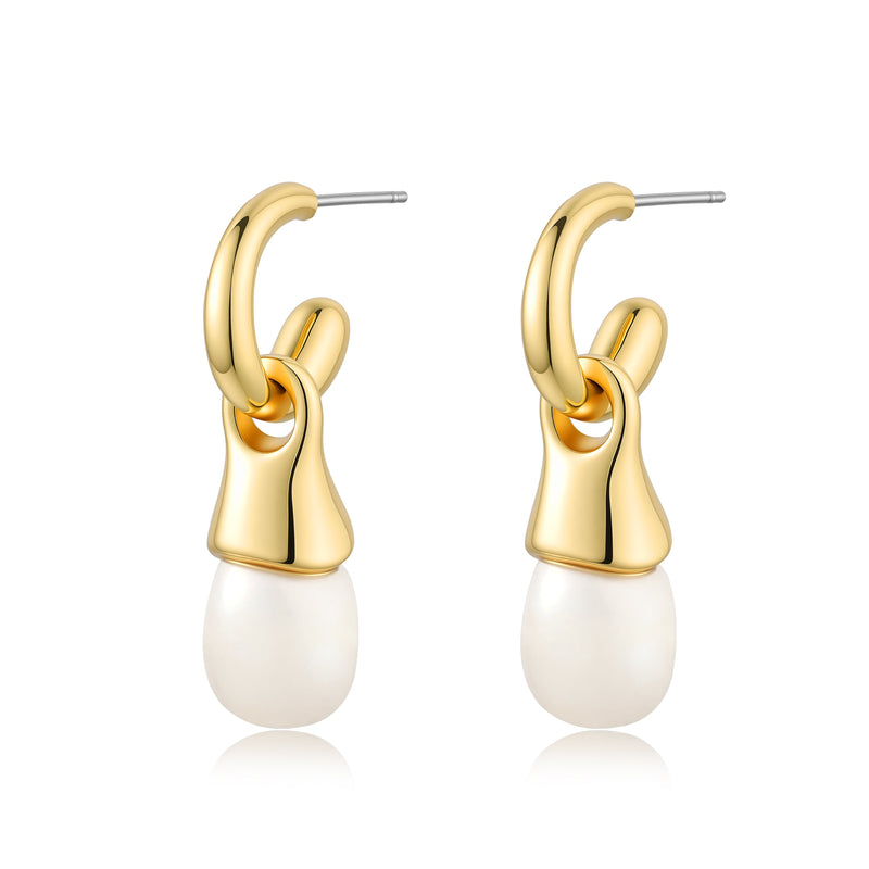 Andcopenhagen Jewelry - Øreringe - Guldfarvet - Lure