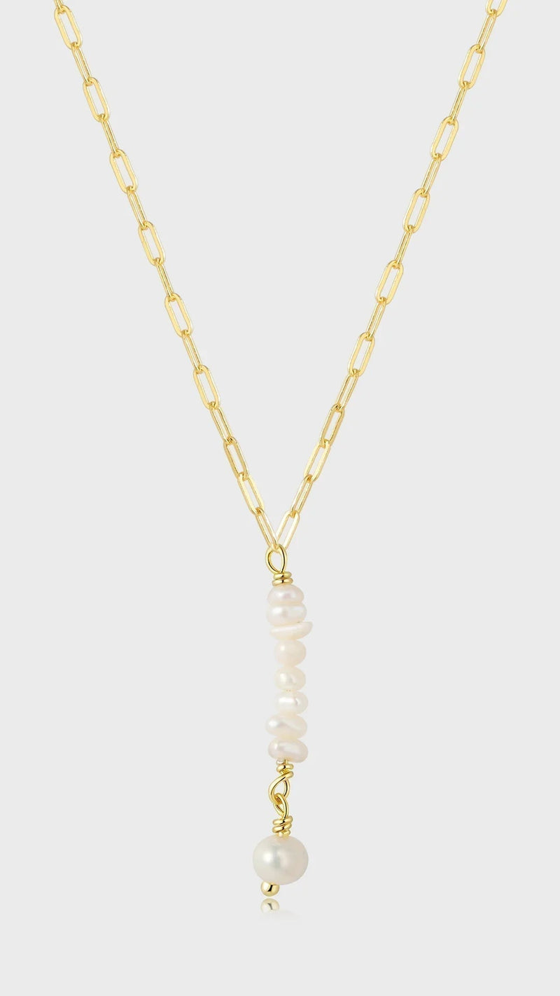 Andcopenhagen Jewelry - Halskæde - 18 karat guldbelagt 925 sterlingsølv - Ida Long