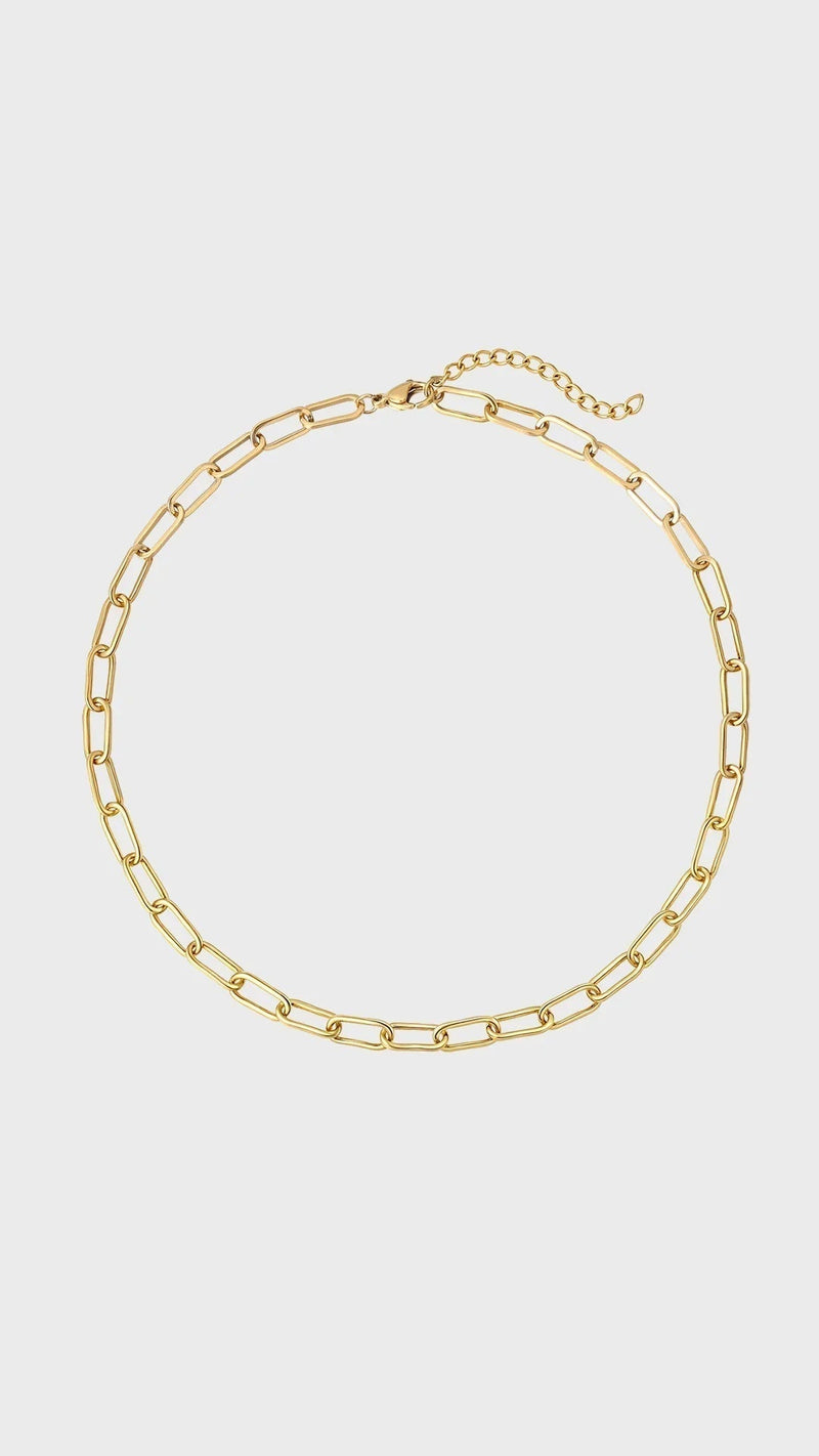 Andcopenhagen Jewelry - Halskæde - 18 karat guldbelagt - Chunky Chain Sanni