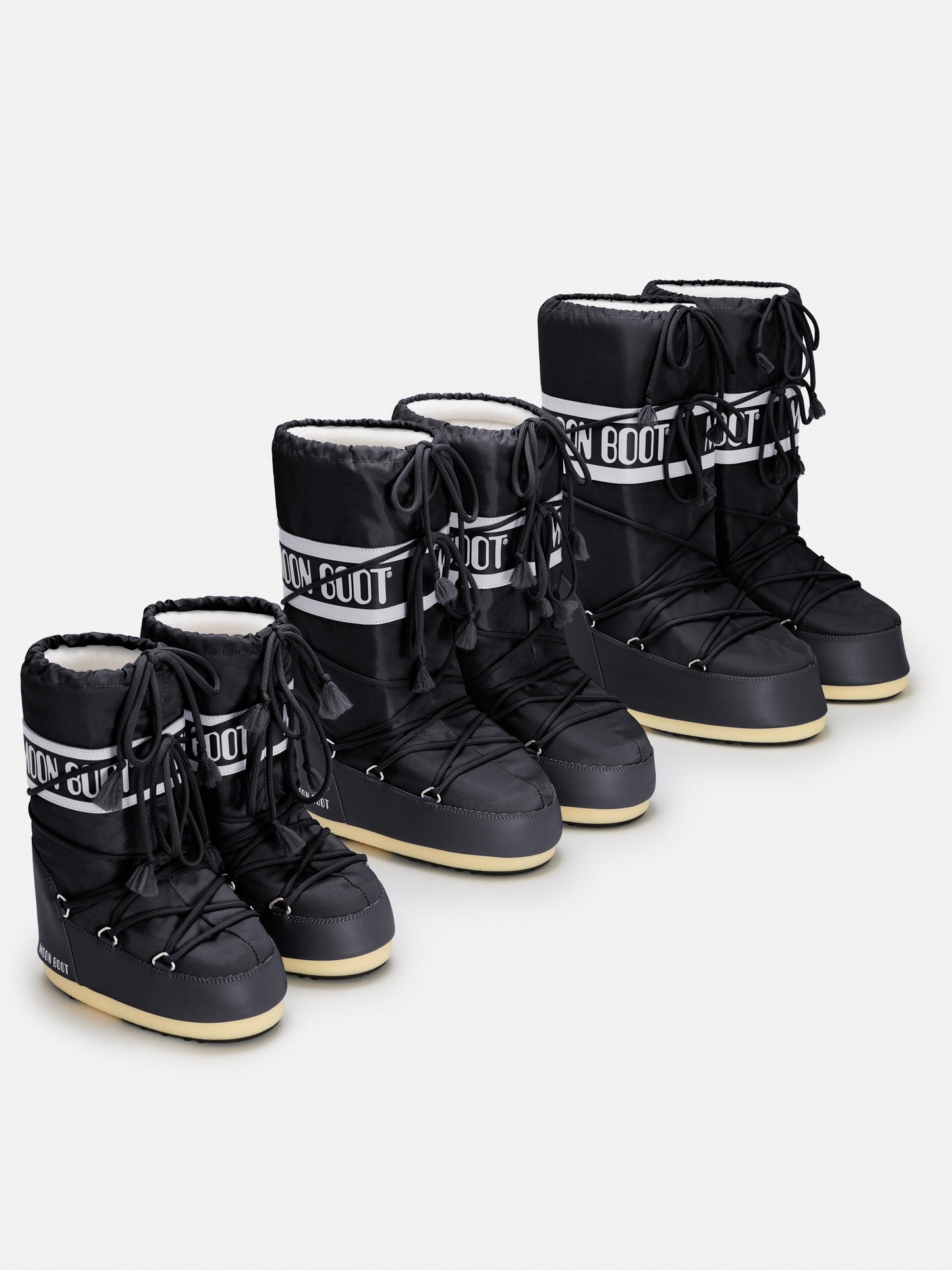 Moon Boot - Vinterstøvle - Black - Icon Nylon sss