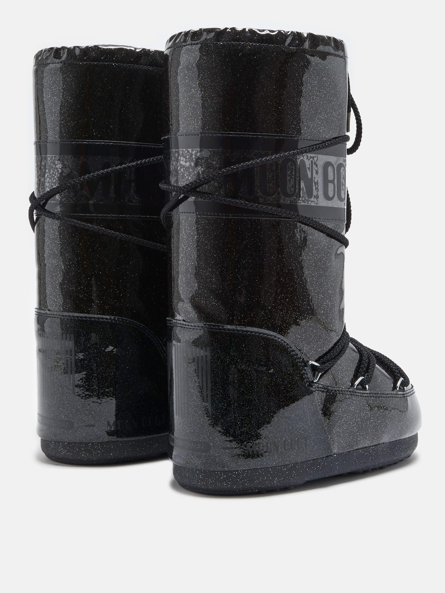 Moon Boot - Vinterstøvle - Black - Icon Glitter sss - Stilkompagniet.dk