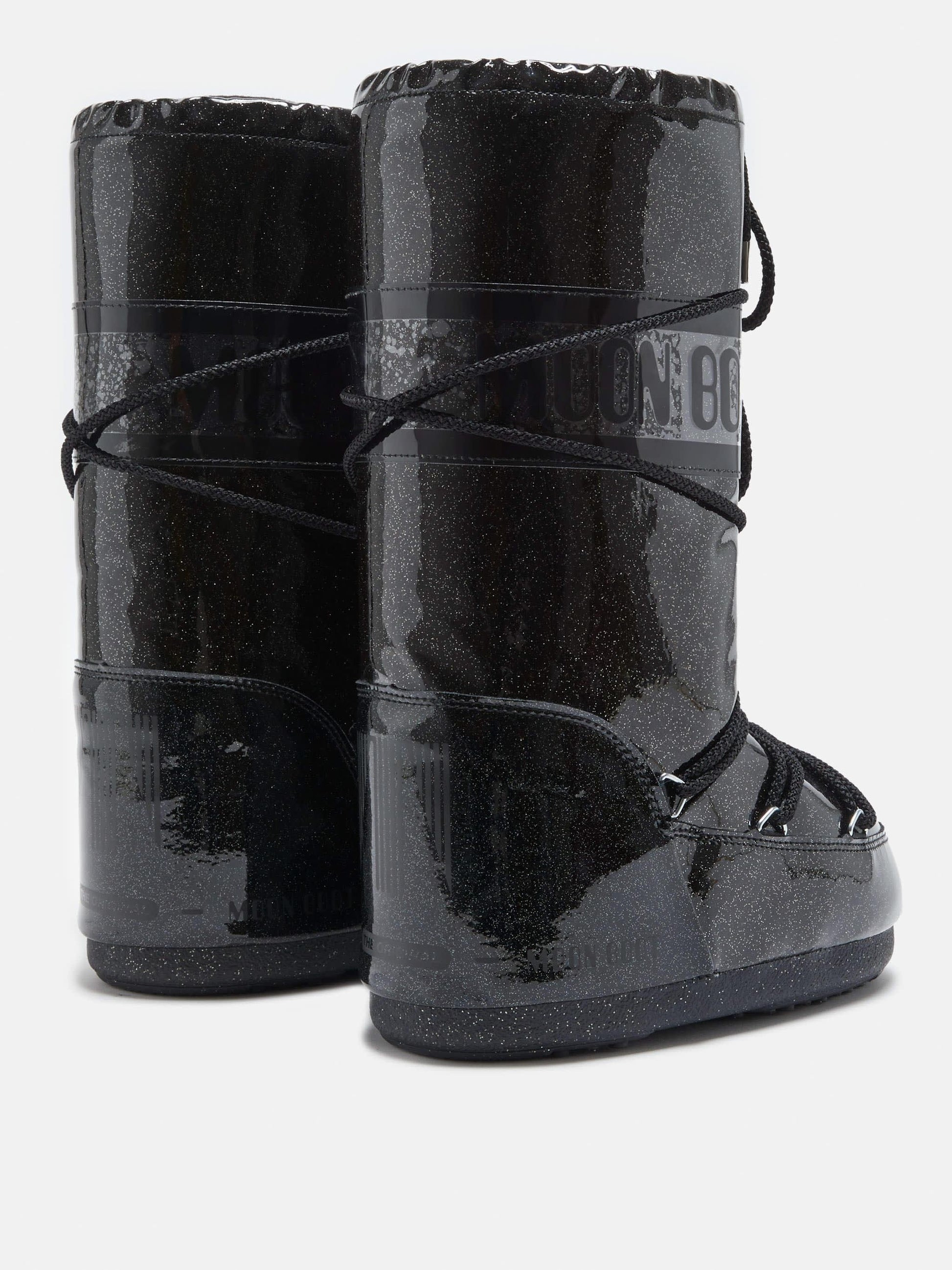 Moon Boot - Vinterstøvle - Black - Icon Glitter sss - Stilkompagniet.dk