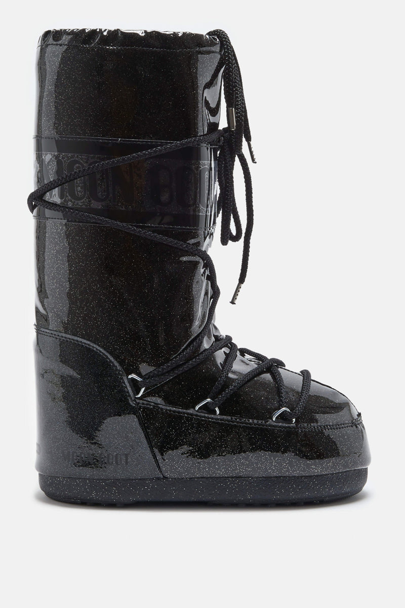 Moon Boot - Vinterstøvle - Black - Icon Glitter sss