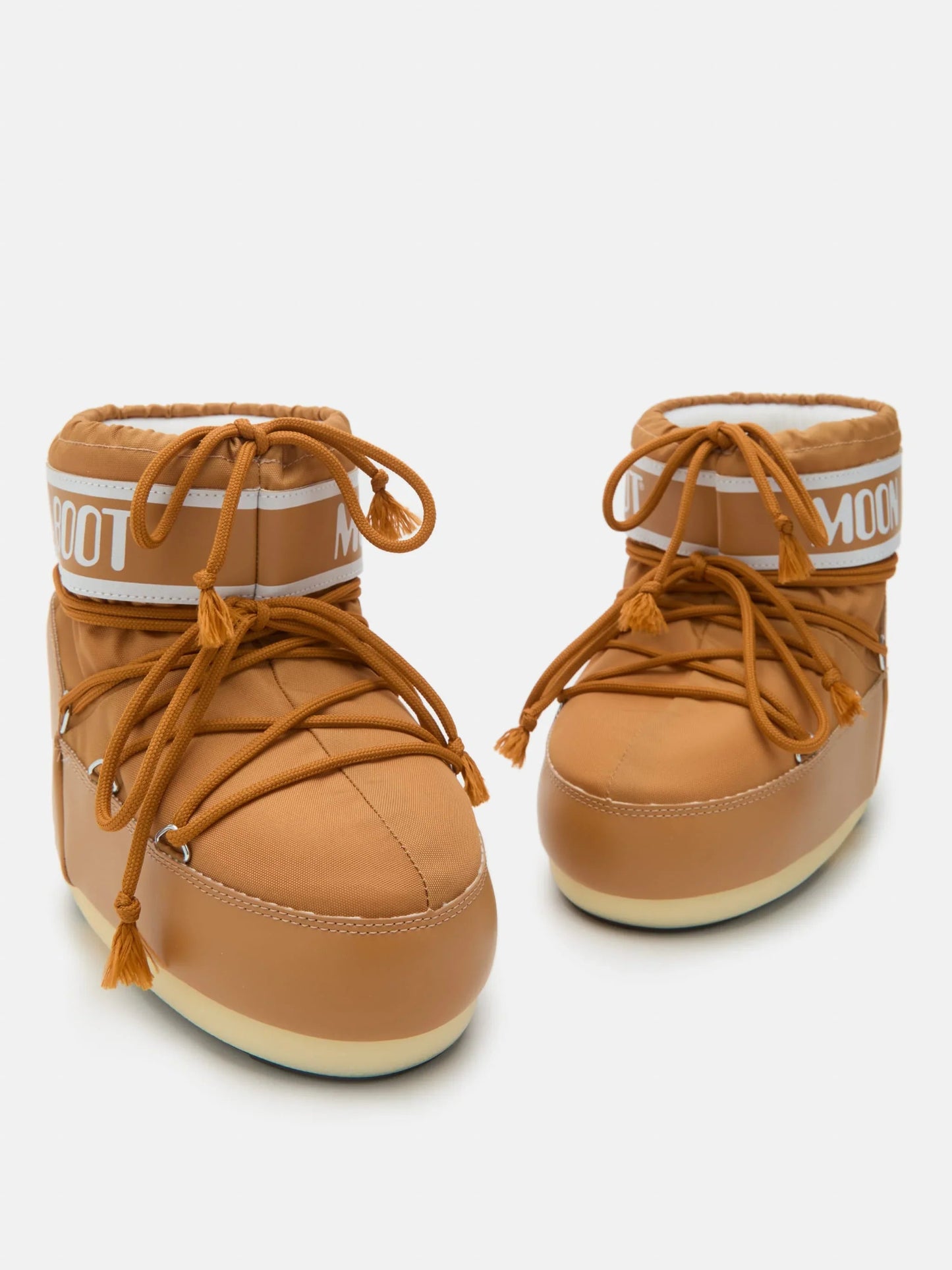 Moon Boot - Vinterstøvle - Cognac - Icon Low Nylon sss - Stilkompagniet.dk