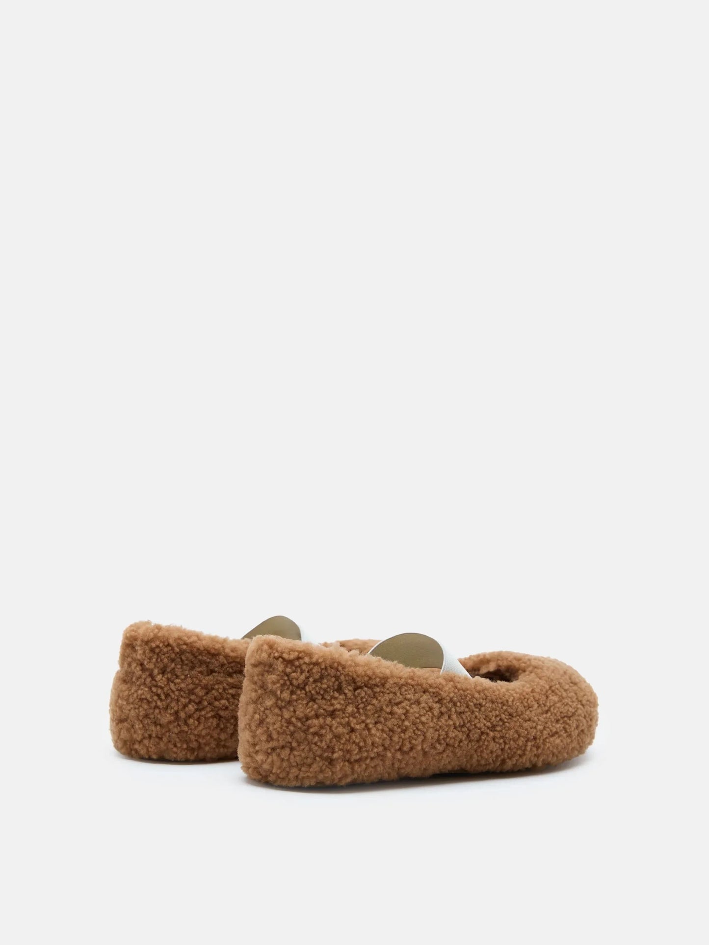 Moon Boots - Shearling Ballerina - Cognac
