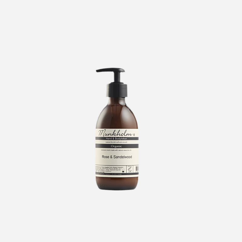 Organic hand og bodylotion - Rose & Sandelwood - 250 ml - Munkholm sss