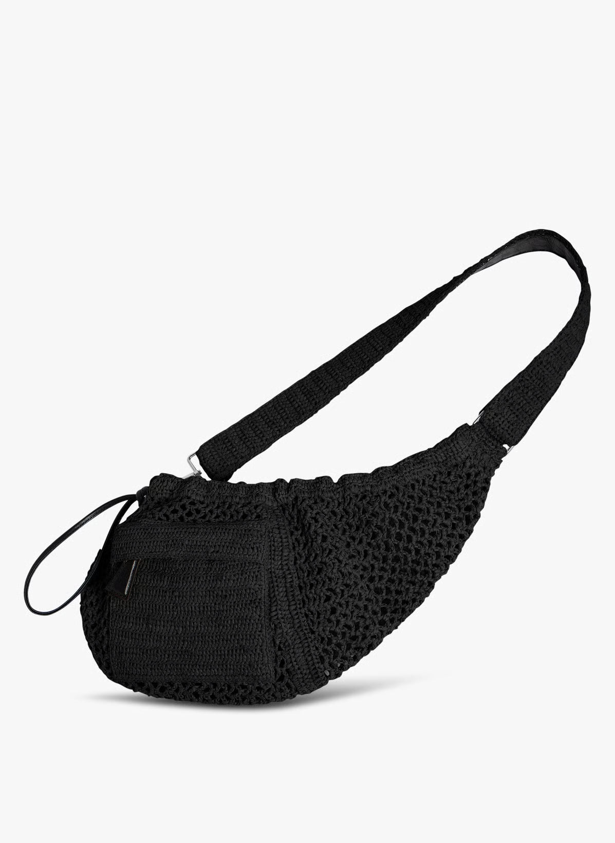IRO - Taske - Black - Pocket Raffia Bag