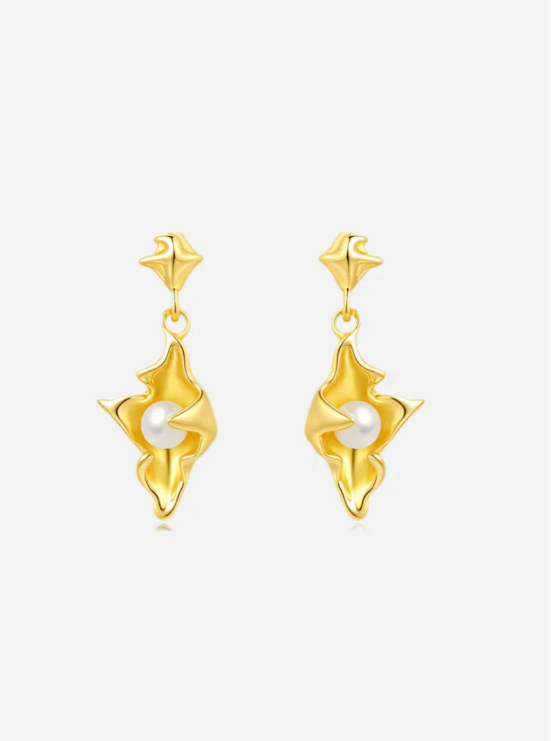 Andcopenhagen Jewelry - Øreringe - 18 karat guldbelagt 925 sterlingsølv - Marian