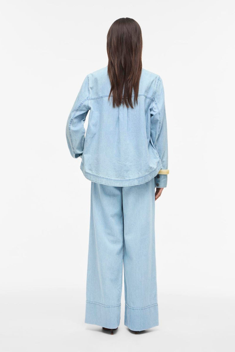 Rouge Edit - Bukser - Light Blue Denim - Francie