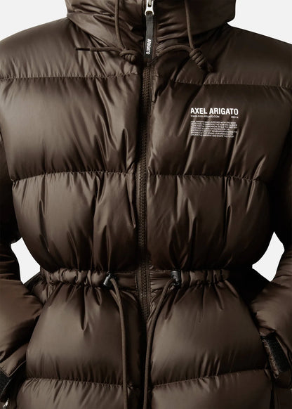 Axel Arigato - Vinterjakke - Dark Brown - Rhode Down