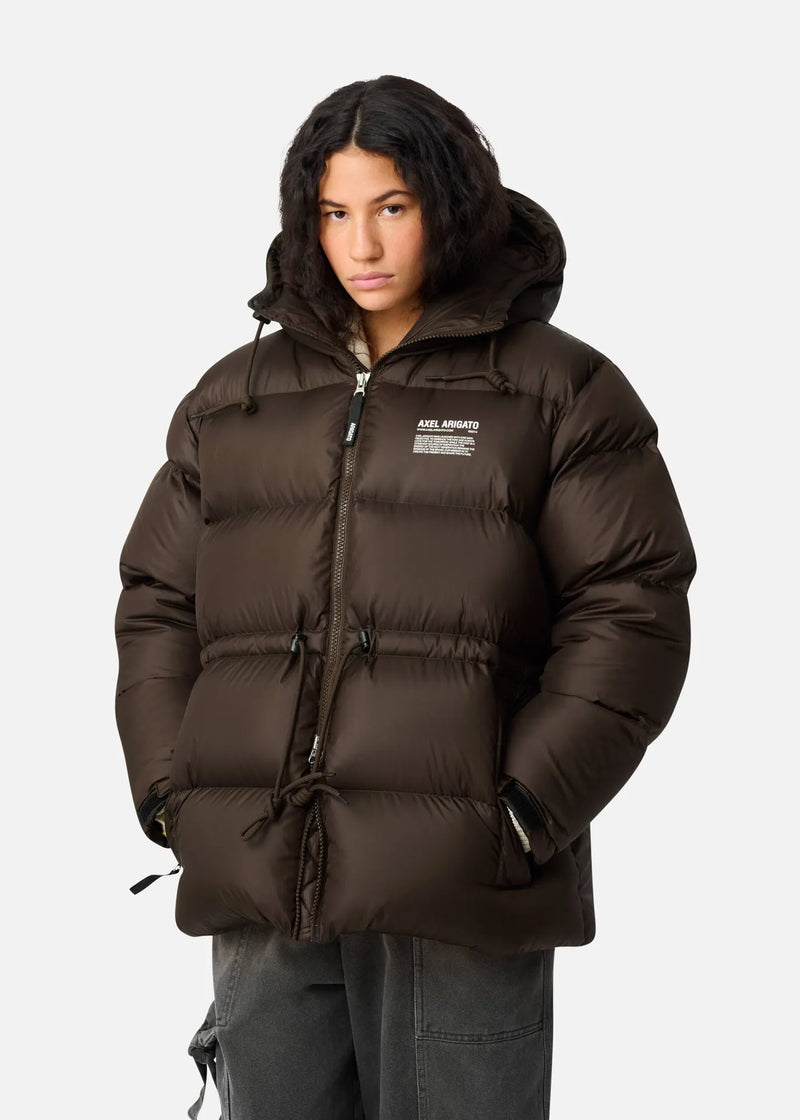 Axel Arigato - Vinterjakke - Dark Brown - Rhode Down