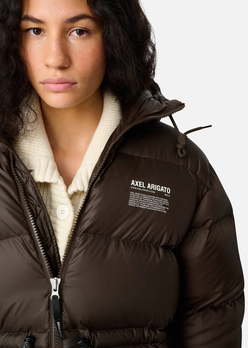 Axel Arigato - Vinterjakke - Dark Brown - Rhode Down