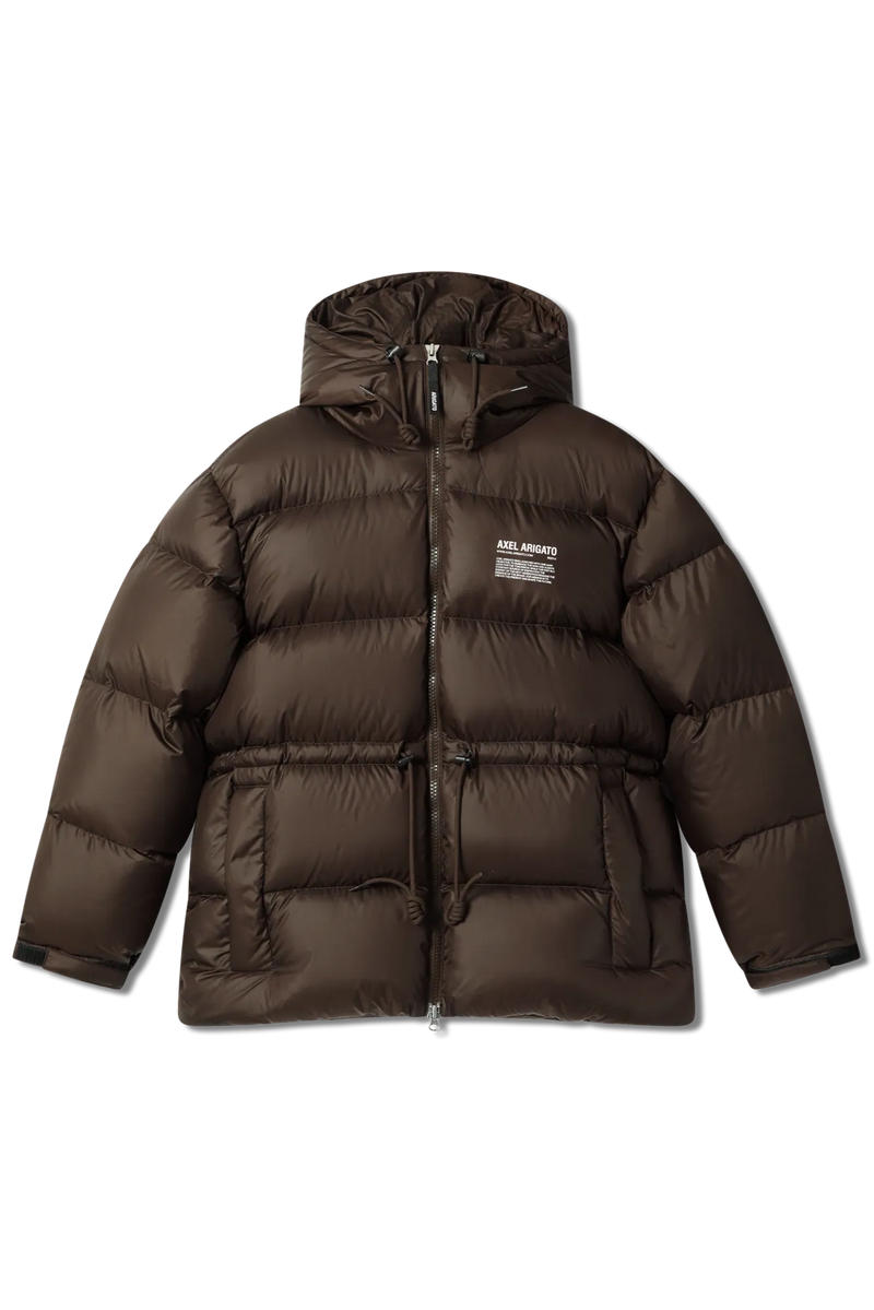 Axel Arigato - Vinterjakke - Dark Brown - Rhode Down