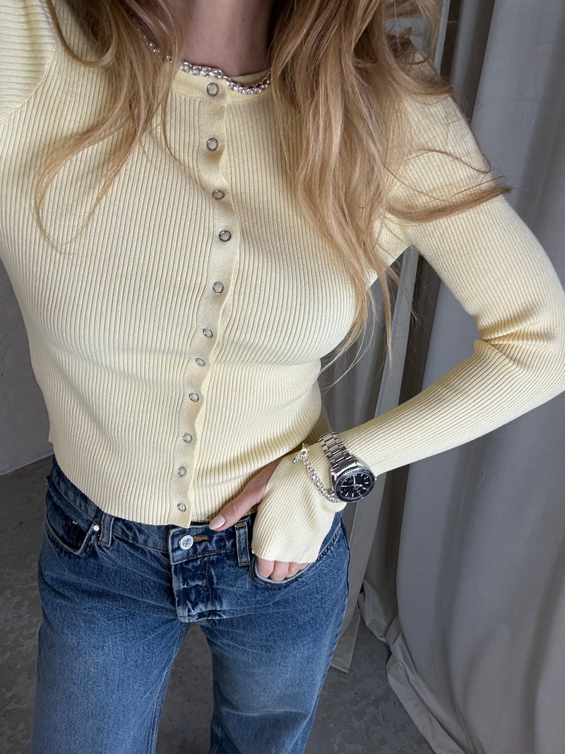 The Collection - Cardigan - Gul - Silvia