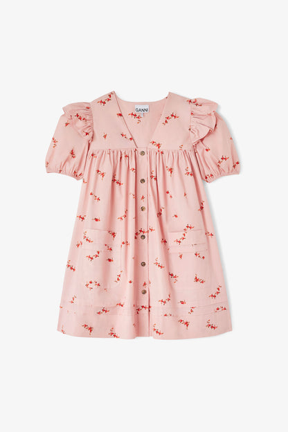 Ganni - Minikjole - Silver Pink - Angel Mini dress