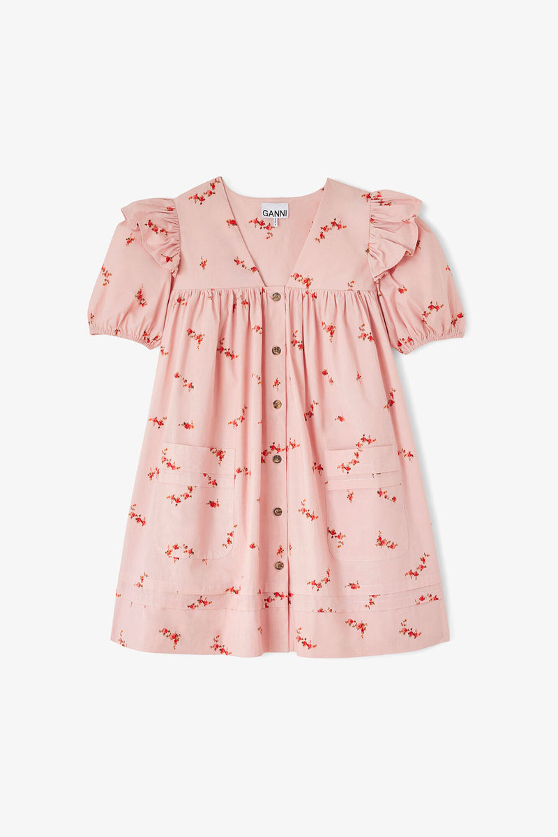 Ganni - Minikjole - Silver Pink - Angel Mini dress