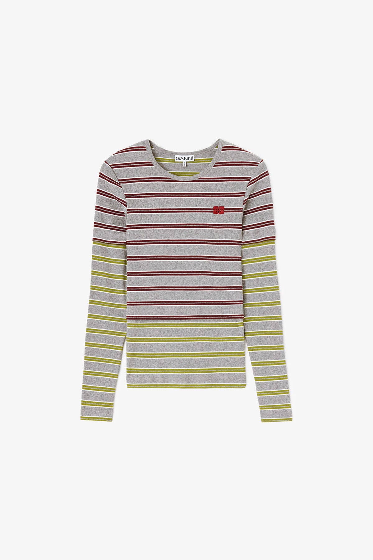 langærmede bluse fra GANNI er designet med et moderne lag-på-lag-look