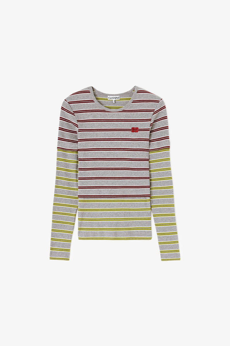 langærmede bluse fra GANNI er designet med et moderne lag-på-lag-look
