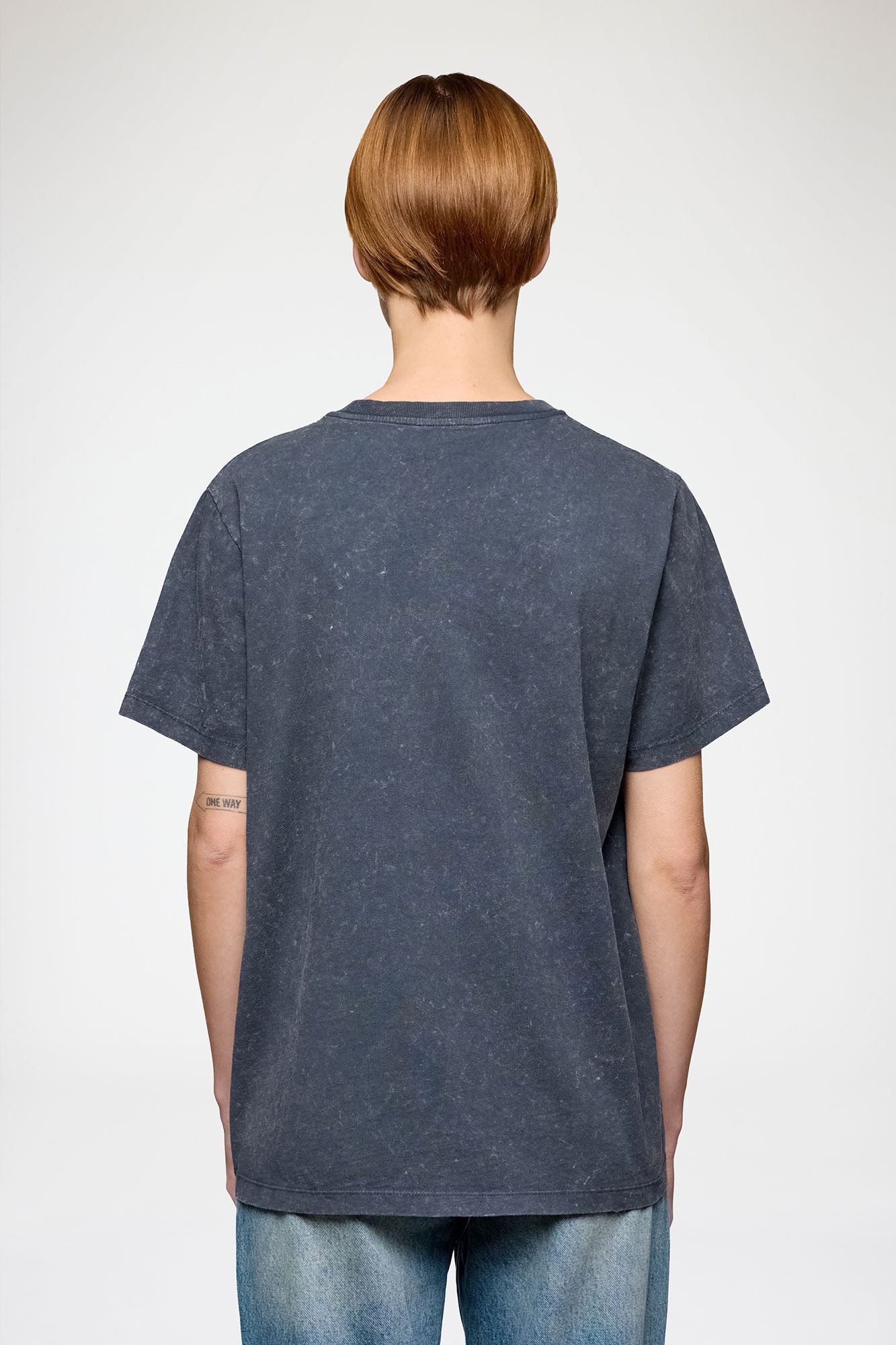 Ganni - T-shirt - Phantom - Future Heavy Jersey Oversized T-shirt