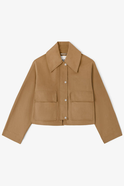 Ganni - Jakke - Ermine - Workwear Canvas Short Barn