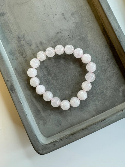 Andcopenhagen - Armbånd - Rosa kvarts perler - Mindi - Stilkompagniet.dk
