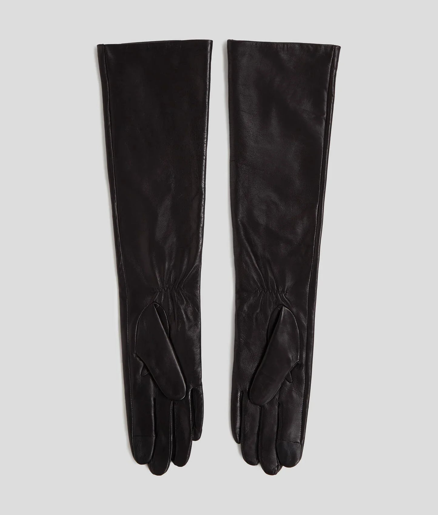 Karl Lagerfeld -  Læder handsker - Sort - Long eve gloves