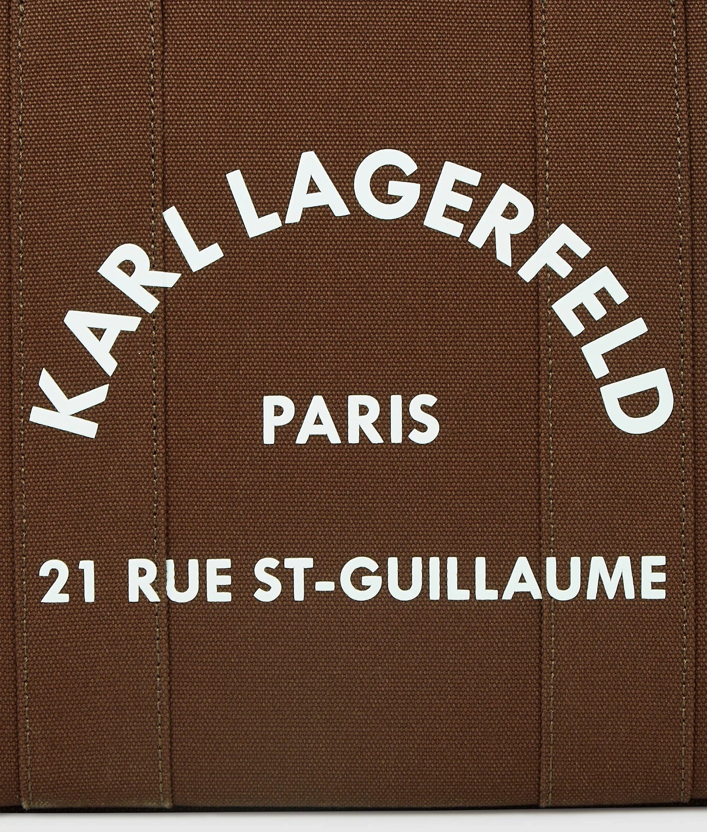 Canvas Shopper Taske -  Brun - Karl Lagerfeld