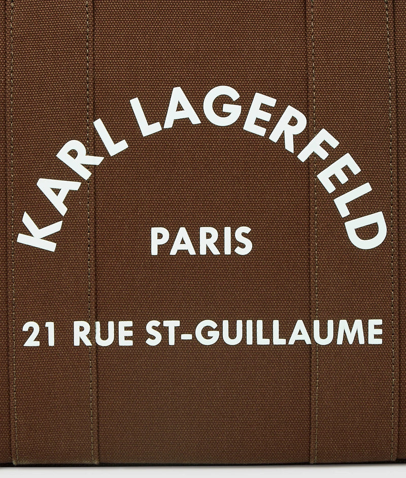 Canvas Shopper Taske -  Brun - Karl Lagerfeld