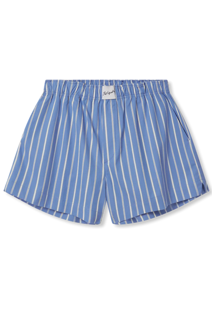 Axel Arigato - Shorts - Blue/White - Striped Cotton