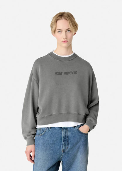 Axel Arigato - Sweatshirt - Steel Grey - Distort - Stilkompagniet.dk