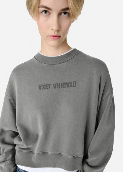 Axel Arigato - Sweatshirt - Steel Grey - Distort - Stilkompagniet.dk