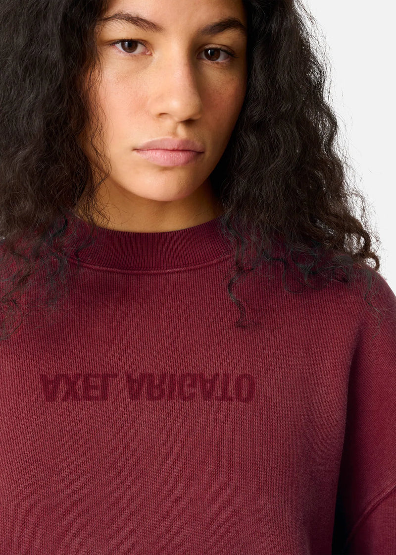 Axel Arigato - Sweatshirt - Burgudy Red - Distort