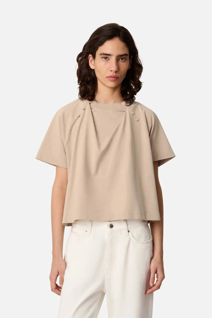 Axel Arigato - T-shirt - Dark Beige - Hosta