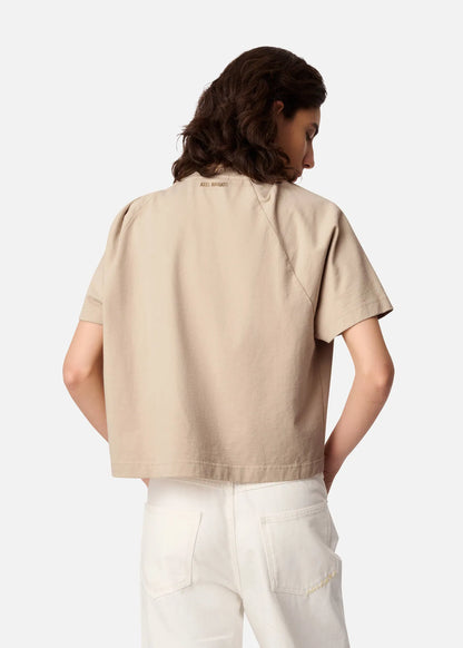 Axel Arigato - T-shirt - Dark Beige - Hosta