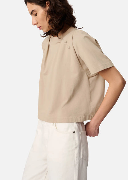 Axel Arigato - T-shirt - Dark Beige - Hosta