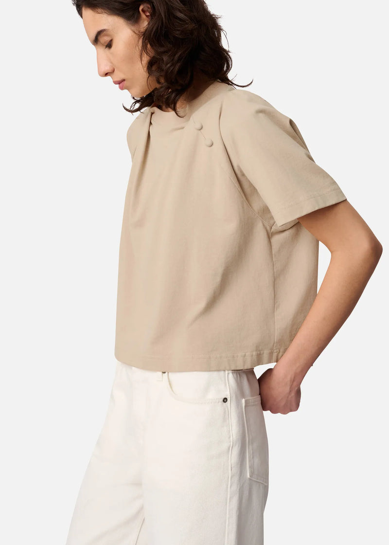 Axel Arigato - T-shirt - Dark Beige - Hosta