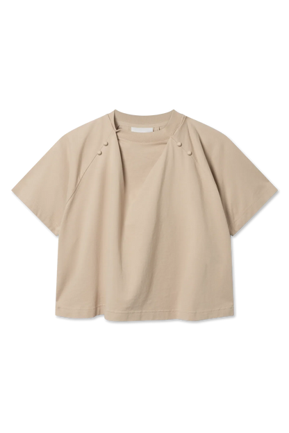 Axel Arigato - T-shirt - Dark Beige - Hosta