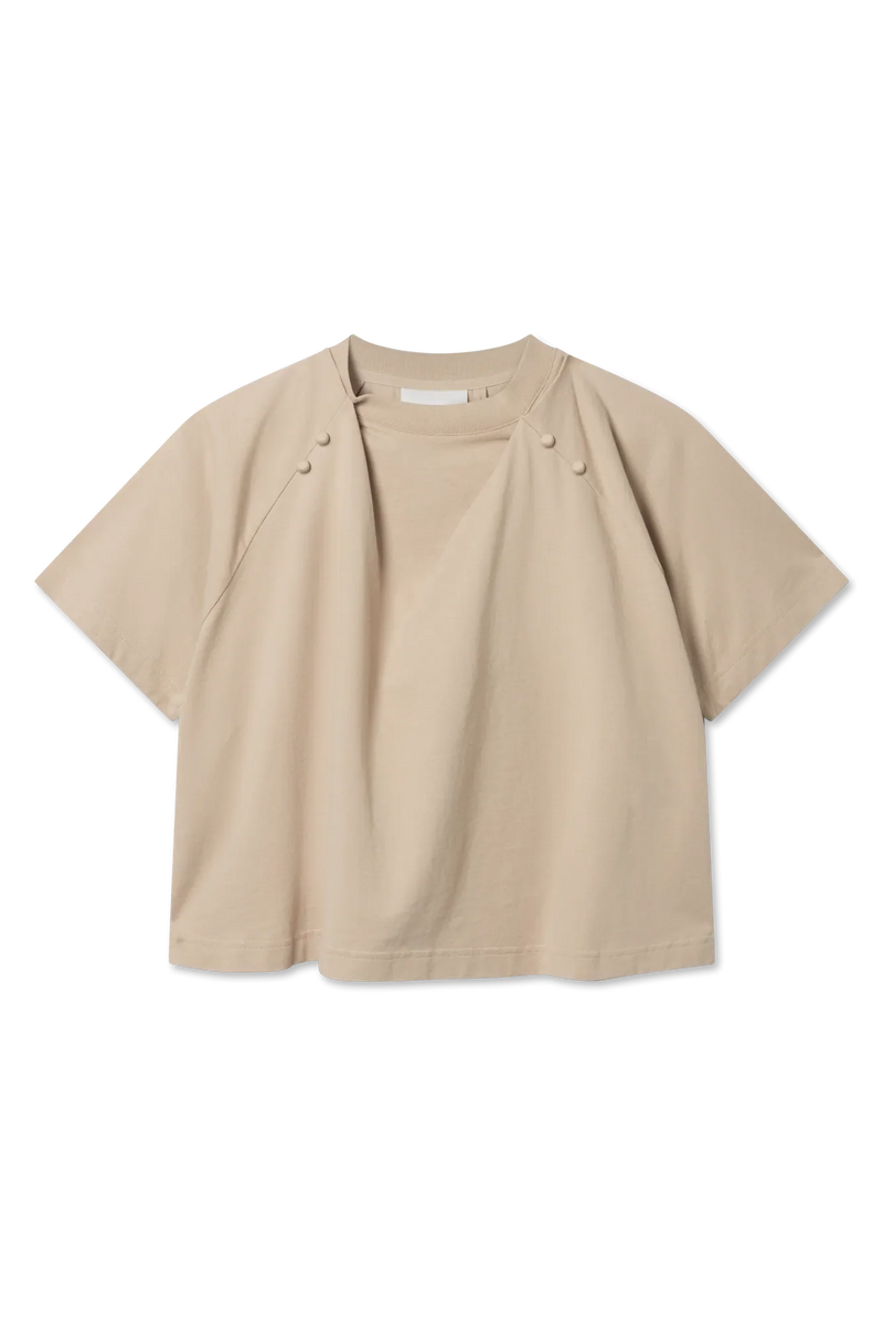 Axel Arigato - T-shirt - Dark Beige - Hosta