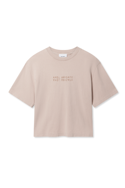 Axel Arigato - T-shirt - Dark Beige - Reflection