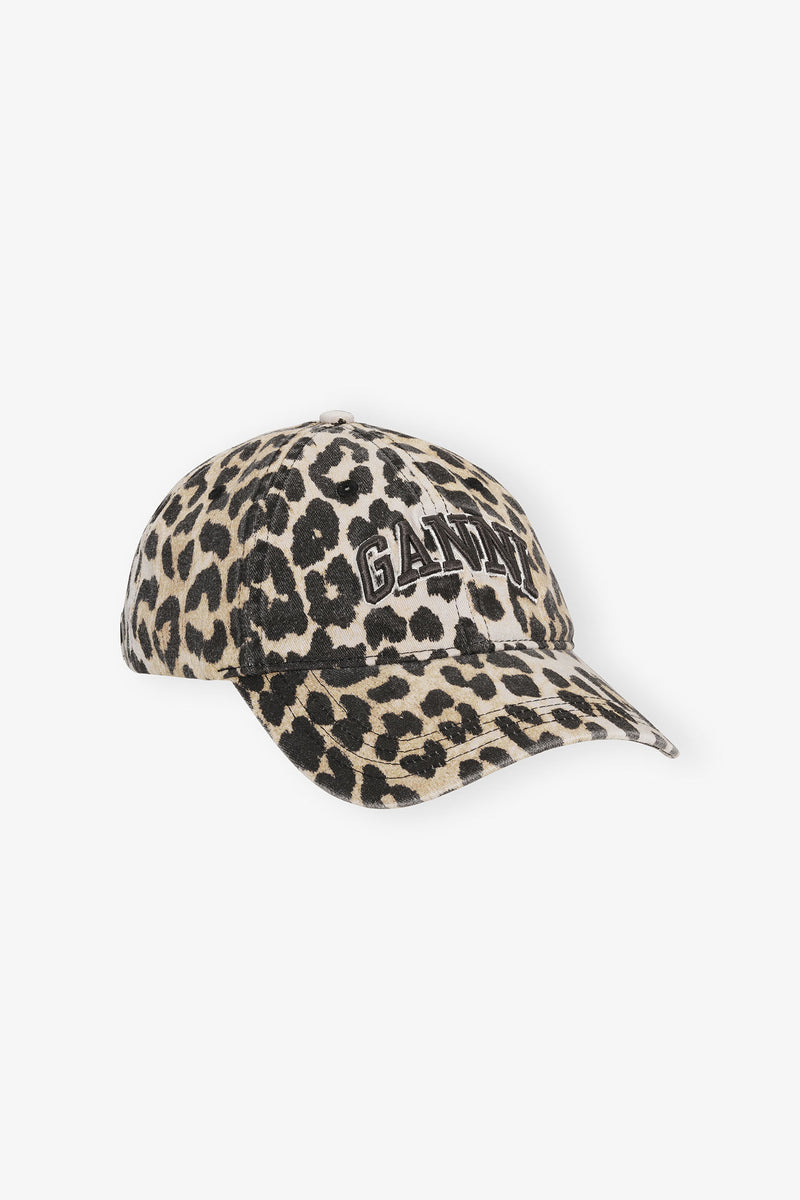 GANNI - Kasket - Leopard - Canvas A698